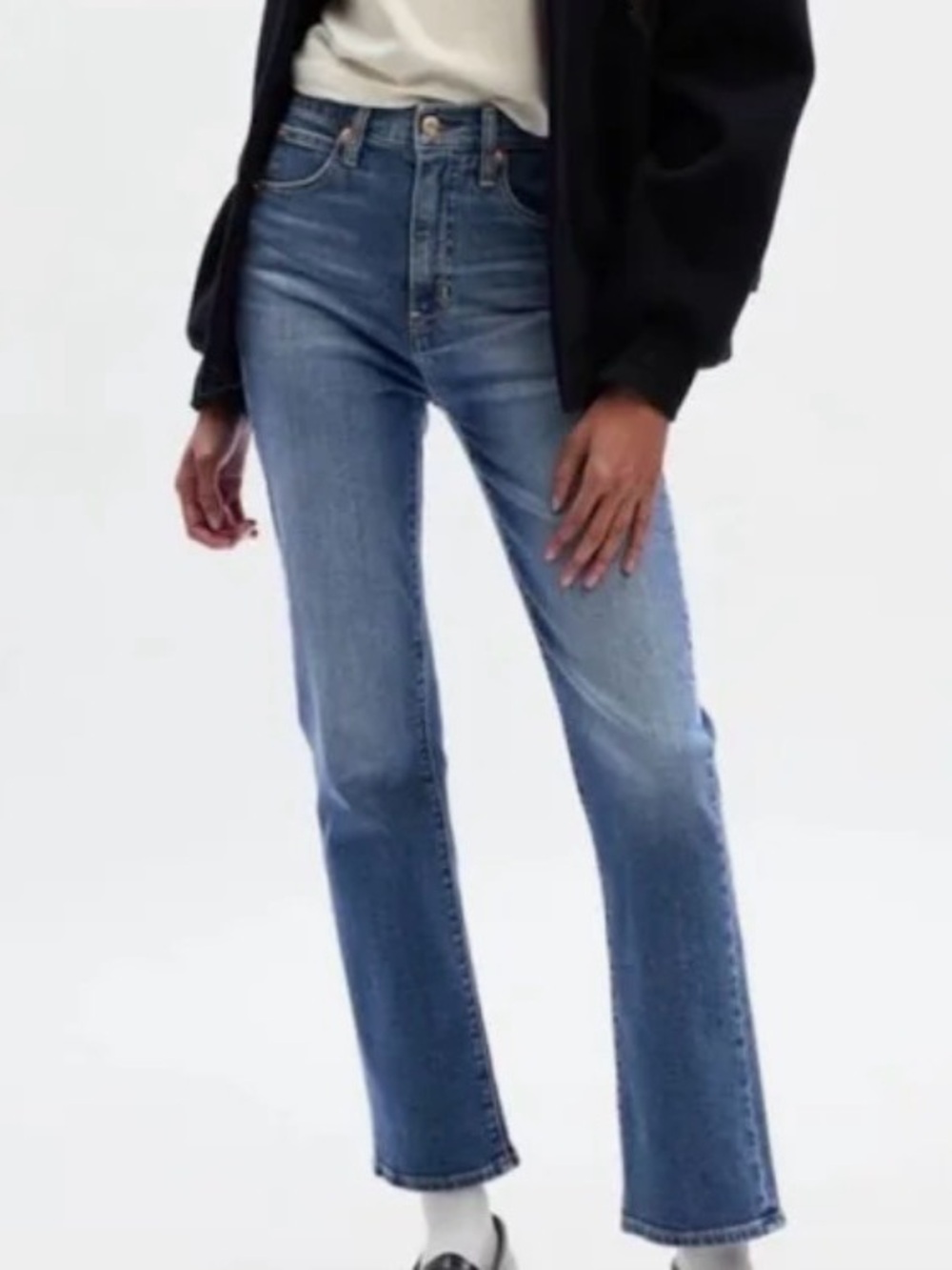 Gap  High rise kick fit jeans. Regular